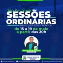 Câmara Municipal de Dois Irmãos convida a toda a população para participar das sessões ordinárias do mês de maio